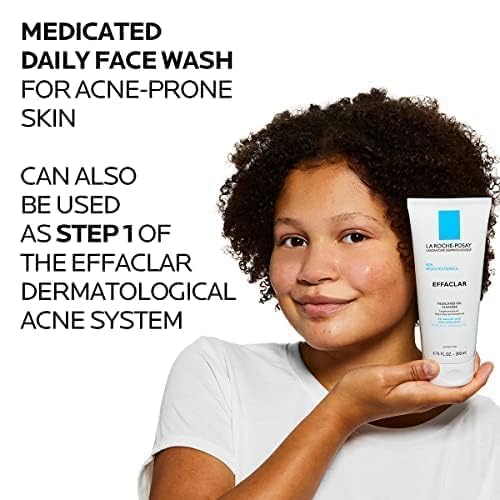 La Roche-Posay Effaclar Medicated Acne Face Wash with Salicylic Acid, 6.8oz