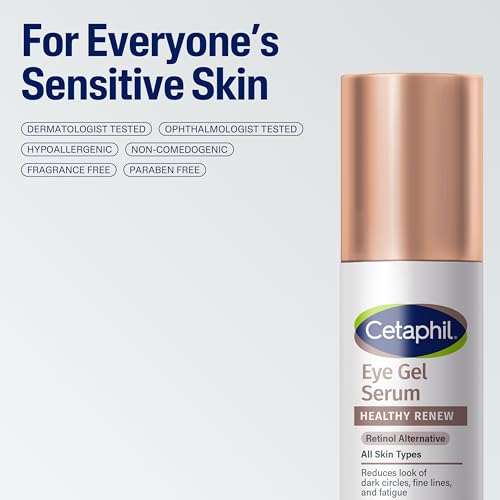 Cetaphil Healthy Renew Eye Gel Serum, Anti-Aging, Peptides, 0.5 fl oz