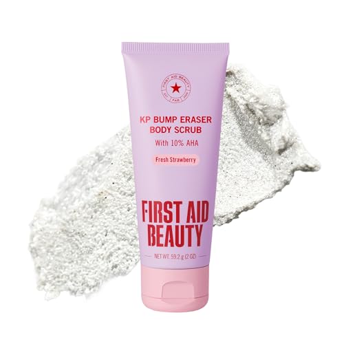 First Aid Beauty KP Bump Eraser Scrub, 10% AHA, 2 oz, Fresh Strawberry