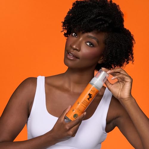 Camille Rose Spiked Honey Mousse – 4-in-1 Hair Styling Mousse with Rice Water for Softness, Strength, Shine, Frizz-Control, 8 Fl Oz