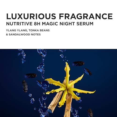 Kerastase Nutritive 8H Magic Night Serum - Overnight Treatment for Dry Hair, Enhances Shine, With Plant-Based Proteins, 1.01 Fl Oz, Travel Size