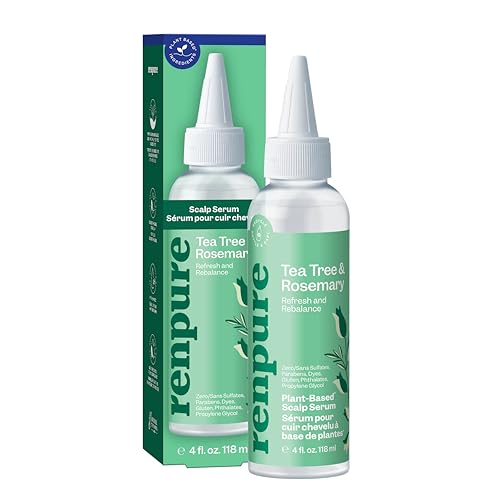 RENPURE Tea Tree & Rosemary Rebalancing In-Shower Scalp Serum 4oz