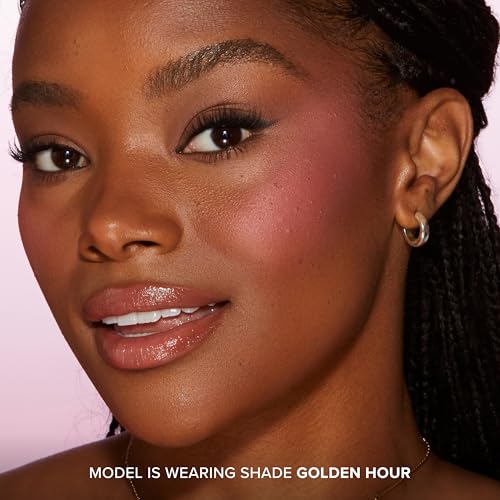 Too Faced Cloud Crush Blurring Blush | Velvety Powder Blush for Cheeks with High-Pigment Formula | 93% Naturally Derived Ingredients, Vegan & Cruelty-Free, Golden Hour, 0.17 Ounce