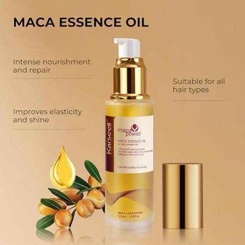 Karseell Collagen Hair Mask & Argan Oil Set for Dry Damaged Hair