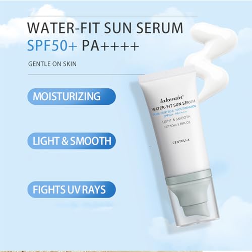 Centella Sunscreen SPF 50,Centella Hyalu Cica Water-Fit Sun Serum,Blue