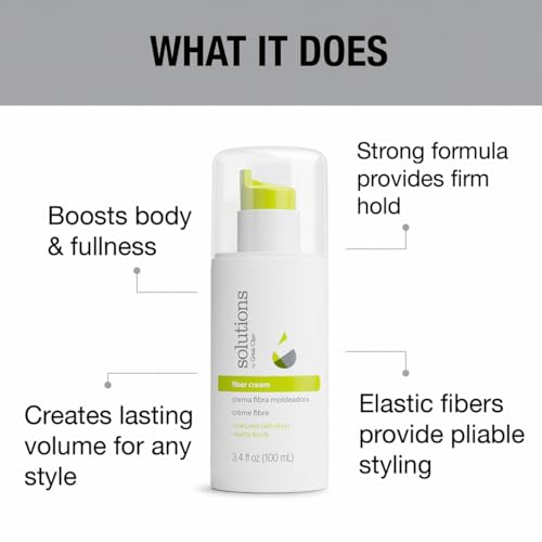 GREAT CLIPS Solutions Fiber Hair Cream 3.4oz