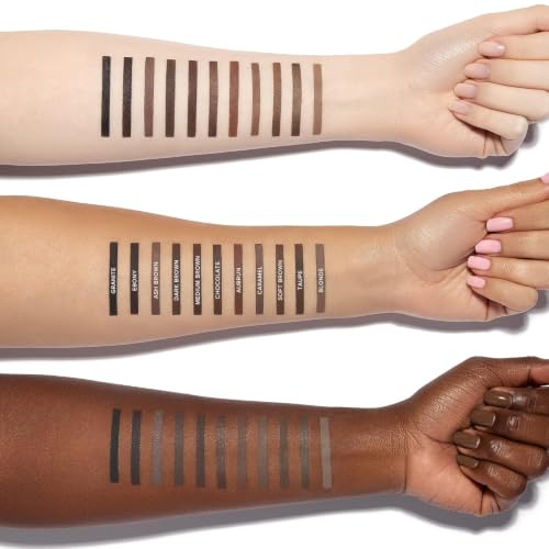 Anastasia Beverly Hills DIPBROW Pomade - Full-Pigment Smudge-Proof Eyebrow Pomade, Long-Wearing Waterproof Formula for Natural Hair Texture - Ebony