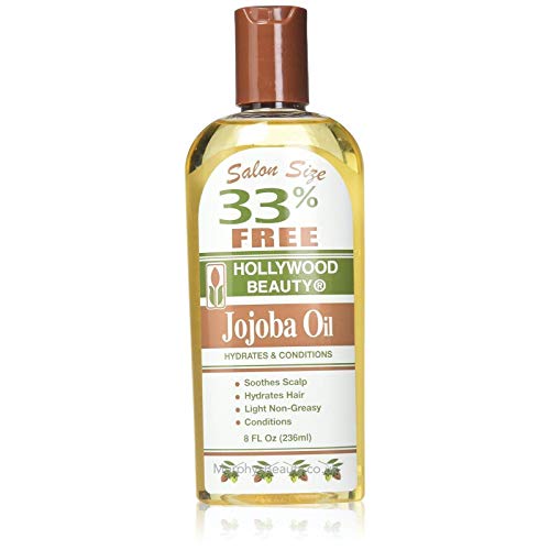 Hollywood Beauty Jojoba Oil Scalp Treatment, Beige , 8 Oz