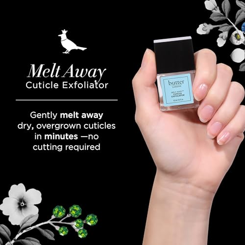 butter LONDON Cuticle Remover Liquid, Melt Away, Manicure and Pedicure Prep