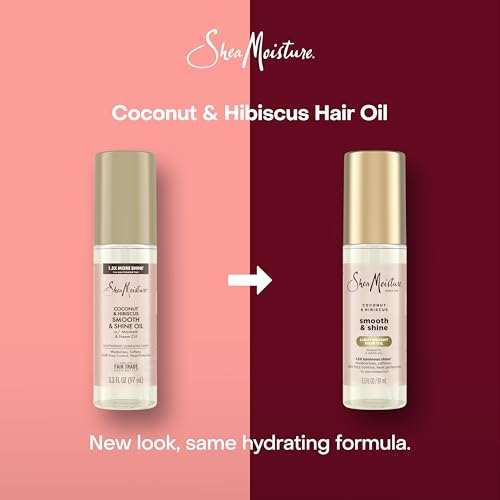 Shea Moisture Coconut & Hibiscus Smooth and Shine Hair Oil 3.3oz