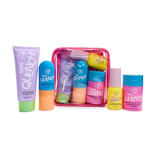 W7 Skin Quench Full Size Skincare Set - Aloe Vera and Ceramides