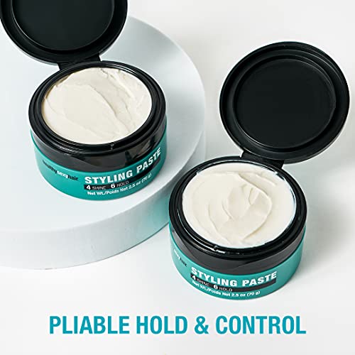 SexyHair Healthy Styling Paste Texture Paste, 2.5 Oz | Medium, Pliable Hold and Control | Satin Finish | All Hair Types