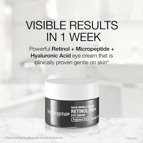 Neutrogena Rapid Wrinkle Repair Retinol Pro+ Anti-Wrinkle Eye Cream, 0.5 oz