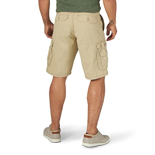 Lee mens Dungarees New Belted Wyoming Cargo Shorts, Buff, 36 US