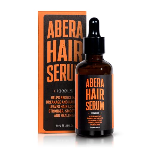Abera Hair Serum with Redensyl 2%, Plant-Based Peptide Formula for Thinning, Fine, or Shedding Hair, Lab-Tested Botanical Actives, For Women & Men, 1.69 fl oz