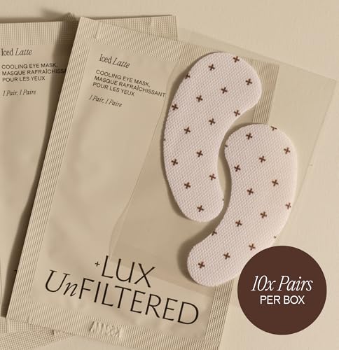 + Lux Unfiltered - Iced Latte Cooling Under Eye Patches - Eye Masks
