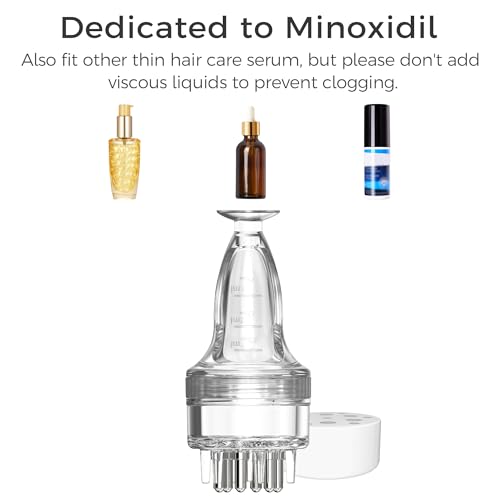 Minoxidil Applicator, Quick Efficient Apply No Messy Hair Serum Applicator