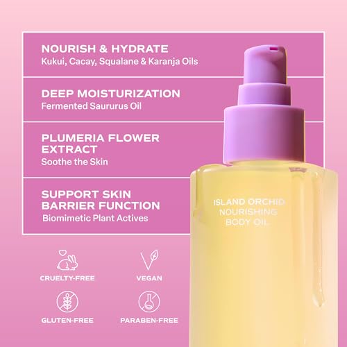 Saltair Body Oil | Island Orchid After Shower Moisturizer | 4 fl oz
