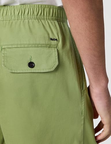 Michael Kors Men's Flap Pocket Drawstring Short, Light Sage, 30