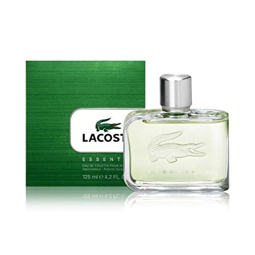 Lacoste - Essential Eau de Toilette - Men's Fragrance - Fougere Watery - With notes of Citrus Accord, Black Pepper & Sandalwood - 4.2 Fl Oz