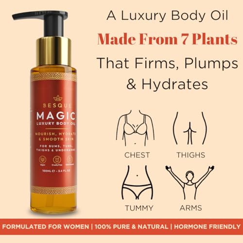 Besque Original Magic Body Oil - Hydrating Body Oils for Women - 3.4 FL OZ