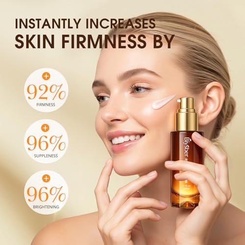 BIYSBER Retinol Collagen Serum for Face: Anti Aging &Anti Wrinkle Repair Peptide Serum with Hyaluronic Acid Boost Hydration-Day/Night Facial Firming Lifting Neck Skin Care for Women/Men(1.70 Fl Oz)