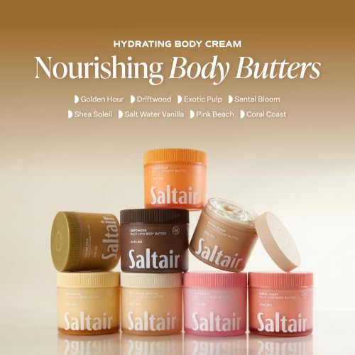 Saltair Multi-Lipid Body Butter | Golden Hour Ceramide Cream | 10 oz