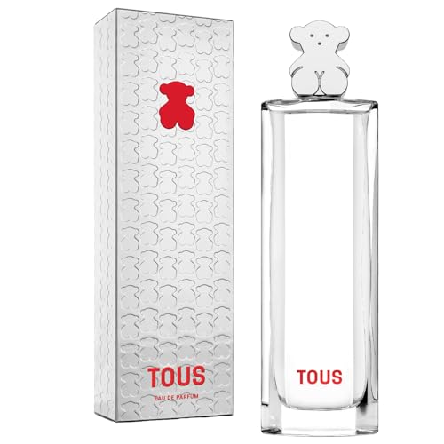 TOUS Silver Eau de Toilette for Women, Elegant Floral Fragrance, 3 Fl Oz