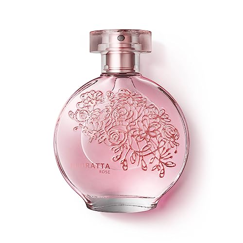 O Boticário Floratta Rose Eau de Toilette - Classic Floral Fragrance for Women - Fresh Gardenia & Romantic Rose - Long Lasting Everyday Womens Perfume - Cruelty-Free & Vegan - 2.5 oz (75 ml)