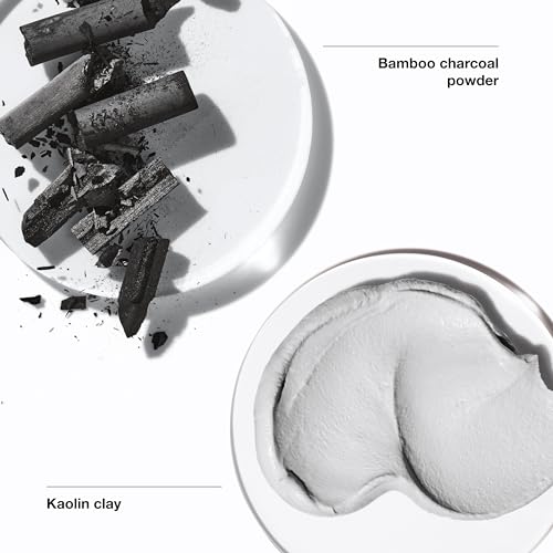 Clinique All About Clean 2-in-1 Charcoal Mask + Clay-Based Scrub, Cleansing Face Mask + Exfoliating Face Scrub For All Skin Types | Exfoliating + Refining, 3.4 Ounce