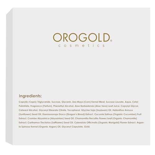 OROGOLD White Gold 24K Classic Body Scrub - with Sea Salt - 9.7 Oz