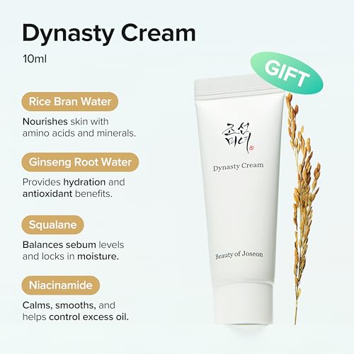Beauty of Joseon Double Cleansing Duo With Glass Skin Moisturizer Gift | Daily Korean Skincare Face Cleansers for All Skin Types, Gentle Gel Cleanser and Lightweight Cleansing Oil 210 ml, 100 ml