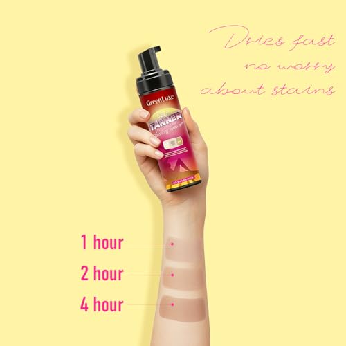 Self Tanner Mousse Mitt Kit – Medium Glow Watermelon Scent 6.76 fl. oz