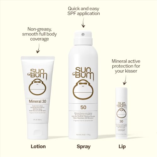 Sun Bum Mineral SPF 30 Sunscreen Body Spray - 6 oz
