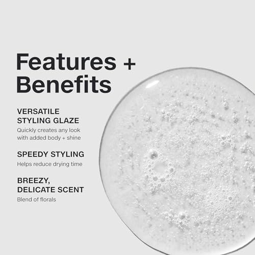 Paul Mitchell Super Sculpt Styling Glaze, Flexible Hold, Lasting Memory + Shine, For All Hair Types, 8.5 fl oz