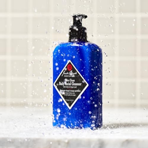 Jack Black Pure Clean Daily Facial Cleanser for Men - 2-in-1 Mens Facial Cleanser & Toner, 16 Fl Oz