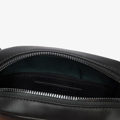 Lacoste Men's Vertical Camera Bag, Black, One