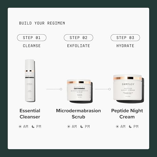 DRMTLGY Microdermabrasion Scrub | Gentle Facial Exfoliating Scrub