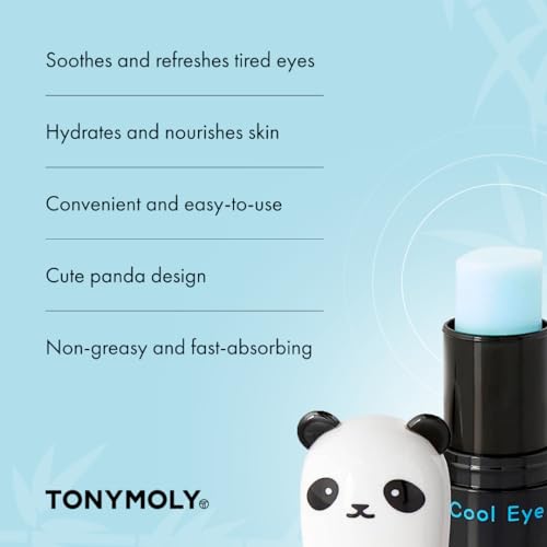 TONYMOLY Cooling Eye Cream Stick - Cooling, De-Puffing, Brightening Formula