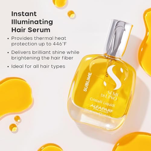 ALFAPARF MILANO Semi di Lino Cristalli Liquidi Hair Oil (0.51 fl oz)