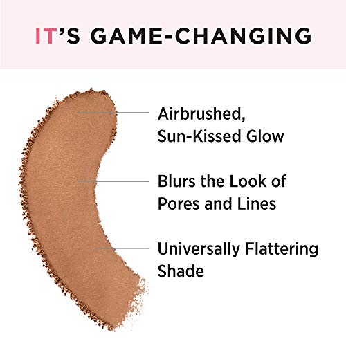 IT Cosmetics Bye Bye Pores Bronzer Powder for Sun-kissed, Poreless Finish