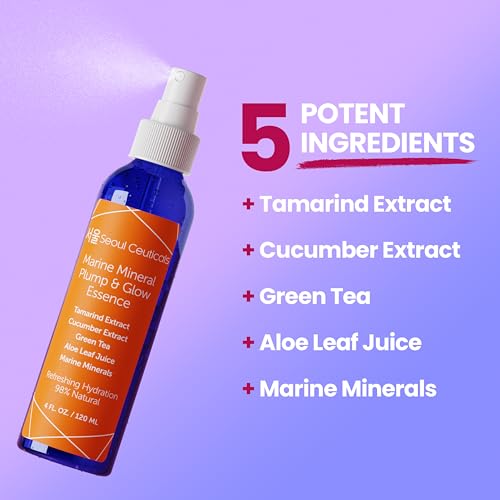SeoulCeuticals Korean Skin Care Essence Toner Face Mist Spray K Beauty