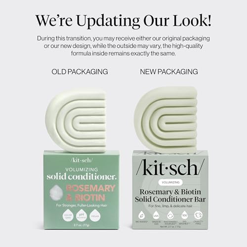 Kitsch Rosemary & Biotin Conditioner Bar Soap for Hair Growth - 2.7 oz