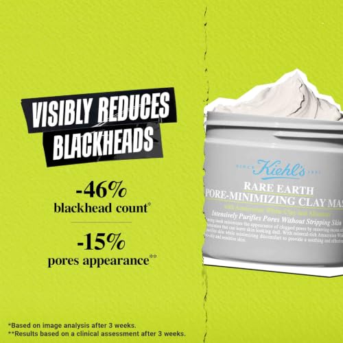 Kiehl's - Rare Earth Clay Face Mask - Minimizes Pores - Facial Mask