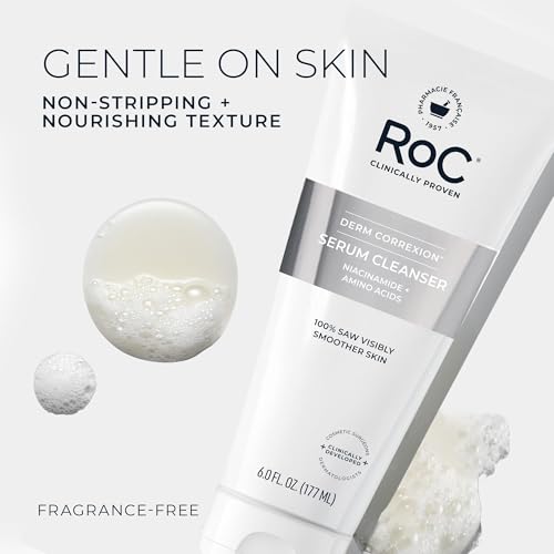 RoC Derm Correxion Serum Facial Cleanser with Niacinamide and Amino Acids