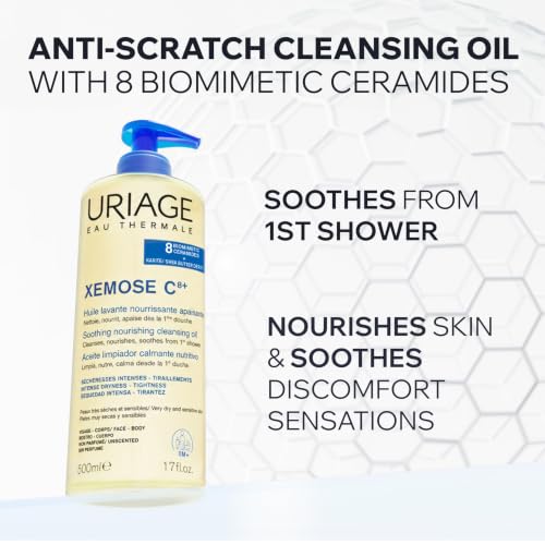 Uriage Shower Oil Xemose C8+ Face & Body Anti-scratch Wash