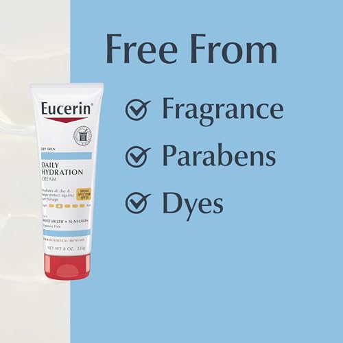 Eucerin Daily Hydration Cream, Broad Spectrum SPF 30, 8 OZ