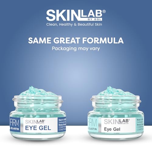 SKIN LAB Lift & Firm Eye Gel – Hydrating Gel Cream with Hyaluronic Acid for Under Eye Moisture & Smoothing, Lightweight Serum for Women & Men, 0.5 oz