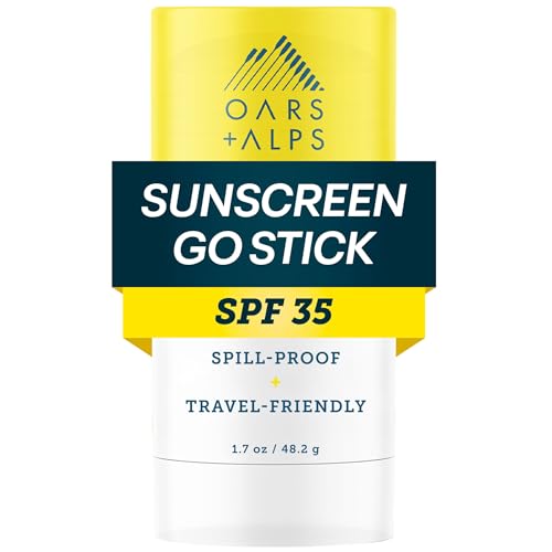 Oars + Alps SPF 35 Clear Body Sunscreen Stick, Travel Friendly, 1pk, 1.7oz