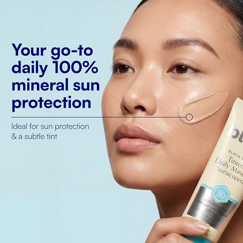 Bliss Block Star Tinted Mineral Face Sunscreen SPF 30 - 1.4 Fl Oz - Radiant